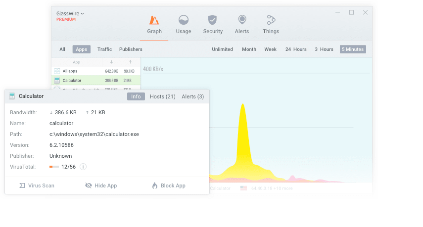 Monitor file network activity